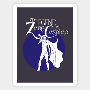 the legend of zare caspian Sticker